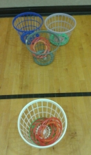 Frisbee in a Basket